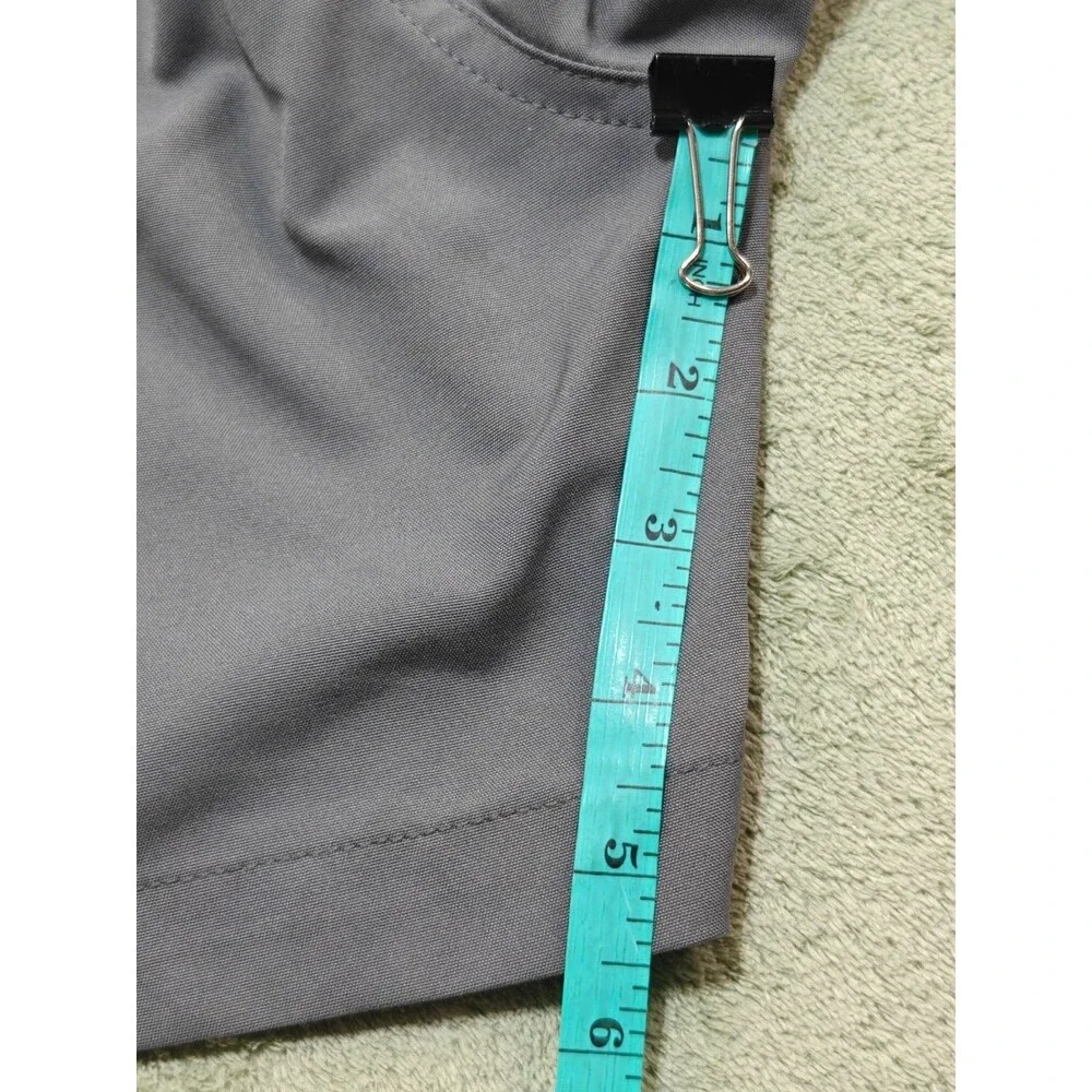 World Wide Sportsman Men 40 Fishing Shorts Gray Cargo Performance Polyester Bang
